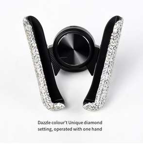 แท่นยึดในรถยนต์ติดเพชรสำหรับระบบนำทางโทรศัพท์มือถือพร้อมเซ็นเซอร์แรงโน้มถ่วงและหน่วยควบคุมส่วนกลาง - Product Image 2