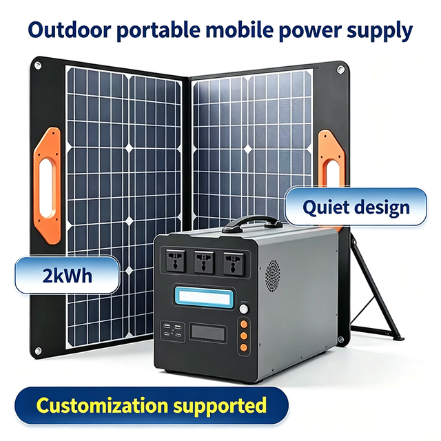 Solar Generator 1000W 2000W 3000W 700wh 110V 220V Can Use Solar Panel Charge Power Generator Station Battery for Home