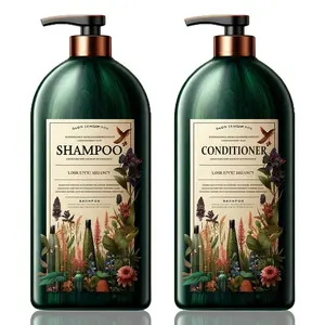 Private Brand Hair Fixing And Anti Hair Loss Oil Control Fluffy And Dandruff Removing Shampoo Conditioner set