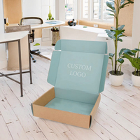 Boîte d'avion de grande taille personnalisée avec logo, en carton ondulé, emballage cadeau portable avec gaufrage et laminage mat