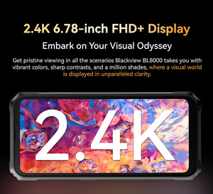 Blackview <span class=keywords><strong>BL8000</strong></span>แอนดรอยด์ที่ทนทาน5G โทรศัพท์ที่ดีที่สุดกันน้ำมีปุ่มกดเครื่องส่งรับวิทยุกล้องความร้อนวิสัยทัศน์กลางคืน - Product Image 5