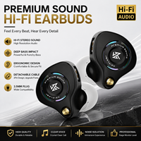 KZ EDX PRO X Model Baru HIFI 3.5MM Stereo Headphone In-Ear Berkabel untuk Musik, Monitor Panggung, DJ, Olahraga, dan Game