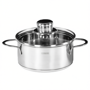 Marmite de cuisson KARL KRGER Saturn en acier inoxydable avec couvercle - Product Image 3