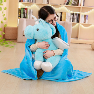 Ampliamente vendido, juguete de peluche de unicornio ecológico con alas, manta para bebé y juguetes para niños pequeños de 2 a 14 años, certificado EN71, mercado de EE. UU. - Product Image 5