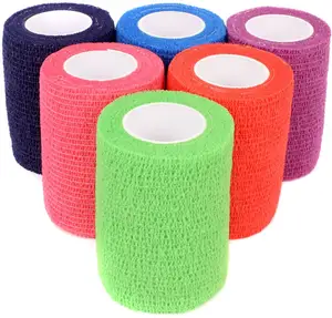 Self Adhesive Bandage Wrap Vet Wrap for Pets Stretch Self Adherent Tape for Athletic Sports, Wrist and Ankle vetwrap tape