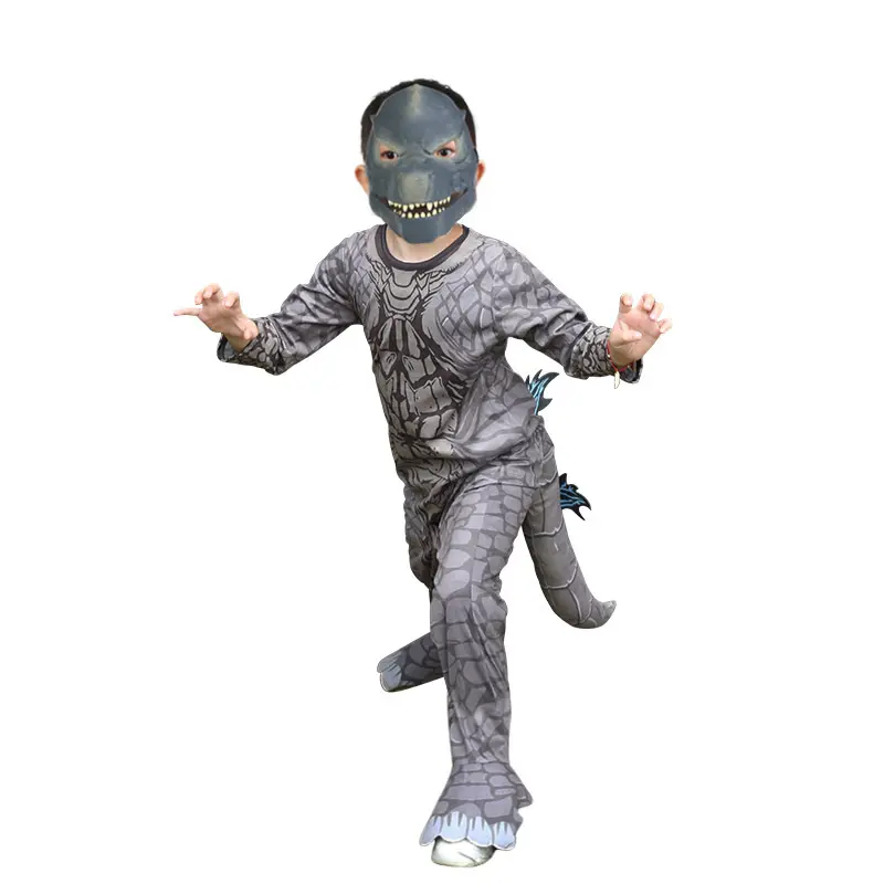 Wholesale Kids Halloween Costume Godzilla Cosplay Children's Costumes Cartoon Doll Characters Cosplay Costumes