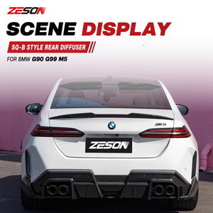 Diffuseur arrière en fibre de carbone sèche style SQ pour BMW M5 G90 G99 Berline Competition XDrive 2025+ - Product Image 6