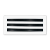 Grille de ventilation linéaire en aluminium avec 2 à 7 pièces de grille de plafond à lames réglables