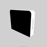 Support de toile de fond 3D pour photomaton, écran personnalisé, cadre en aluminium portable avec tissu tendu