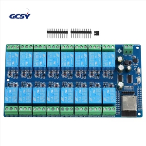 وحدة ترحيل بـ 16 قناة مع مصدر طاقة تيار مستمر 5-12 فولت، لوحة تطوير ESP32، وحدة تطوير ثانوية ESP32-WROOM - Product Image 1