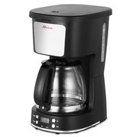 Cafetera Eléctrica Programable Anbolife de 14 Tazas con Función de Calentamiento de 24 Horas, 2 Ajustes de Intensidad de Preparación, Cafetera Compacta