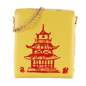 Moda creativa pu cadena crossbody personalidad <span class=keywords><strong>TORRE</strong></span> ROJA mujeres nueva moda señora Bolsos Bolso moda para <span class=keywords><strong>damas</strong></span> niñas - Product Image 5
