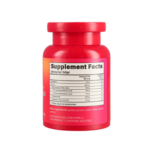 Fabricant de compléments alimentaires à base d'huile de krill oméga 3, 350 mg pour femmes et hommes, soutient les articulations, 130 gélules d'huile de krill oméga 3 - Product Image 4