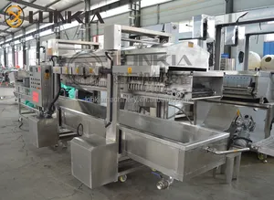 Máquina de fritadeira industrial, máquina de fritadeira profunda automática profissional da fábrica