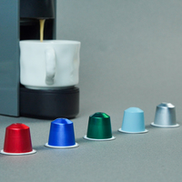 Capsules de Café de 15 ml en Feuille d'Aluminium avec Couvercles, Portables pour Entreprise et Usage Domestique, Compatibles Thé et Café