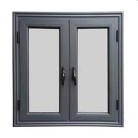 Puertas de ventanas de aluminio abatibles para el hogar de Europa, ventanas de aluminio y puertas correderas