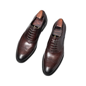 Chaussures décontractées pour hommes, robustes et élégantes, de couleur claire, avec semelles en cuir souple et chaussures en cuir tendance pour hommes - Product Image 4