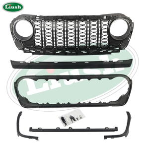 Grille de pare-chocs avant Liush <span class=keywords><strong>prix</strong></span> usine pour <span class=keywords><strong>Jeep</strong></span> <span class=keywords><strong>Wrangler</strong></span> 2018-2024 Grille de protection ABS Modification de voiture Kits de mise à niveau de haute qualité - Product Image 2