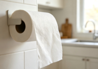 Rouleaux de papier toilette miniatures jetables pour hôtel, 2 plis, en pâte de bois vierge, logo personnalisé, OEM, papier hygiénique pour salle de bain