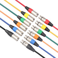 Haute qualité 3m 5m 10m 20m 100m connecteur de câble micro audio professionnel 3 broches mâle à femelle microphone câble xlr