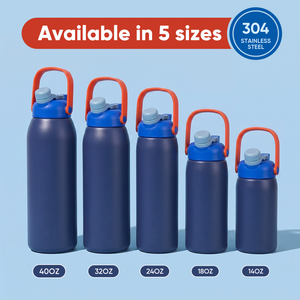 Termo Clásico de Acero Inoxidable, Aislado al Vacío, Gran Capacidad, Portátil, Resistente al Agua Hirviendo, para Exteriores - Product Image 2