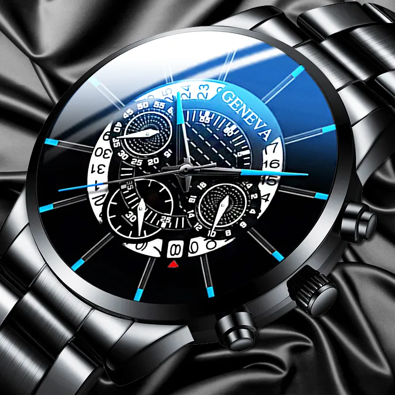 Luxe Merk Mode Kalender Quartz Horloges Mannen Vrouwen Business Roestvrijstalen Horloge Mannelijke Klok Relogio Masculino