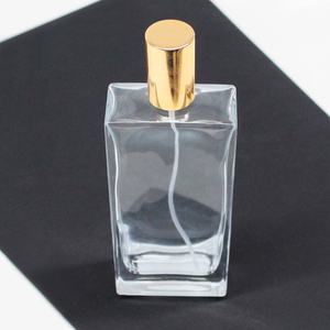 FENGJUN 30ml 50ml 100ml personnalisé de luxe clair Simple emballage huile de parfum graisse carré vaporisateur verre avec boîte - Product Image 5