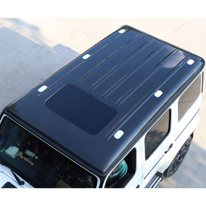 Kit de modification et de mise à niveau de voiture 2019-2024, panneau de protection en fibre de carbone pour le toit arrière, bande décorative pour Benz G63 W464 - Product Image 4