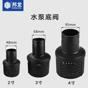 Vanne de retenue légère en fer et plastique de 2 à 4 pouces avec filtre à bride d'entrée pour pompe à eau, accessoires de vanne de fond – En stock - Product Image 4