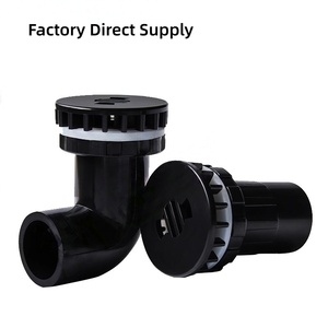 Raccordi Moderni in PVC Nero Lucido per Tubi: Gomito, T, Connettore Diritto per Acquari e Impianti Idraulici Esterni - Product Image 1