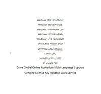 Windows 11 Home OEM DVD, Activación Global en Línea, Soporte Multilingüe, Clave de Licencia Original, Servicio de Ventas Confiable