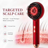 Peigne Électrique de Croissance Capillaire à Lumière Rouge en Gros, Brosse Masseur de Cuir Chevelu à Domicile, Appareil Rechargeable pour Soins Capillaires Hommes et Femmes