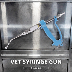 Nueva Pistola de Inyección Veterinaria de Metal Reutilizable de 10 ml, Jeringa Veterinaria Automática Continua para Ganado, Ovejas y Cabras - Product Image 2