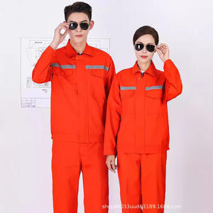 Work Clothes Spring Autumn Long Sleeve Wear-resistant Reflective Polyester Labor protection <strong>Coveralls</strong> Workshop Logistics Auto - Product Image 4