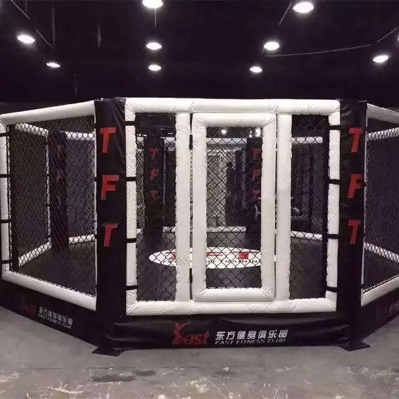 Professional Circle Round Ground octagon cage Hexagon Ufc Fighting MMA Competition Cage for sale