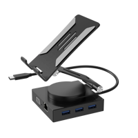 Station d'accueil pour ordinateur portable multi-ports 10 en 1 4K HD VGA USB a Station d'accueil PD 100W Ethernet SD TF 3.5mm Port USB HUB
