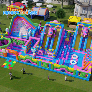 Parc de jeux gonflables Big Bounce, équipement de qualité commerciale <span class=keywords><strong>pour</strong></span> les parcs d'attractions, <span class=keywords><strong>location</strong></span> <span class=keywords><strong>pour</strong></span> événements, vente en gros - Product Image 4