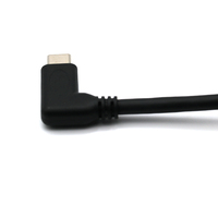 Cable USB 3.0 OTG Tipo C de Alta Velocidad 10Gbps, Adaptador USB C en Ángulo Recto de 90 Grados para Laptop, Tablet y Smartphone