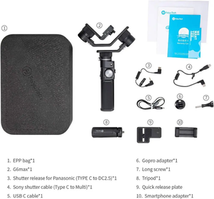 Estabilizador de mano <span class=keywords><strong>Feiyu</strong></span> G6 Max para GoPro Hero/8/7/6/5 cámara de espejo estabilizador de cámara de bolsillo teléfono inteligente/G6 PLUS. - Product Image 6