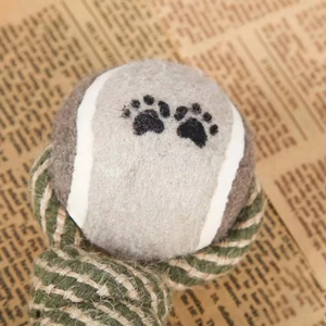 Jouet pour animaux de compagnie en gros, balle en corde interactive personnalisée en forme d'haltère, jouet à mâcher pour chien, jouets à mâcher pour animaux de compagnie - Product Image 6