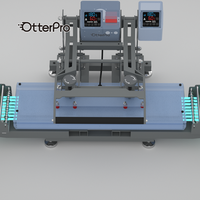 Presse à chaud DTF plate OtterPro pour lanières, modèle Seychelles Blue, avec alimentation, pour lanières de 25*100cm, vente en gros
