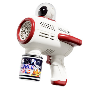 Machine à bulles automatique pour enfant, style astronaute, petite taille, nouveau modèle, jouet d'été, pistolet à eau, jouets blaster à gel, boîte couleur, unisexe, ABS - Product Image 3