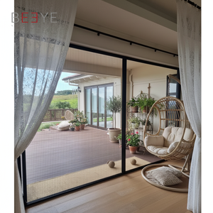 <span class=keywords><strong>Mosquitera</strong></span> Plegable de Aluminio de Diseño Moderno y Alta Calidad, Puerta <span class=keywords><strong>Corredera</strong></span> con Malla Lavable para Balcón, Dormitorio, Sala de Estar - Product Image 4