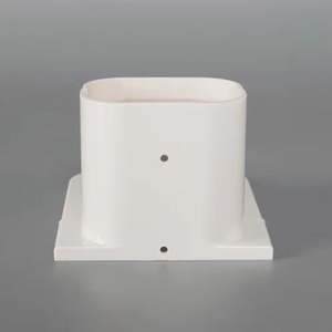 Cache-tuyau décoratif mural en PVC blanc pour climatiseur, pour systèmes de climatisation centralisée et de pompe à chaleur, fabriqué en Chine QD, QD Ac Pip - Product Image 5