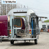 Chariots à hamburgers Wetruth, chariot alimentaire à vendre, camion de restauration pour usage commercial, chariot mobile personnalisé pour bar à bière, remorque alimentaire pour café