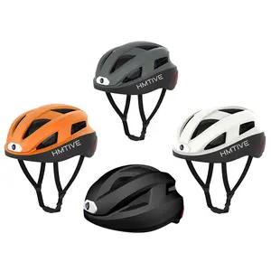Relee Helm Sepeda Super Pintar dengan Kamera 4K Olahraga DV Helm Bersepeda Dewasa Gaya Urban Helm Off Road Interkom Gigi Biru