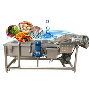 Küçük ölçekli yengeç meyve ve sebze yıkama Abalone balık kabuklu deniz ürünleri yıkama profesyonel temiz makinesi