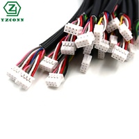 YZCONN OEM ODM 2 3 4 5 6 Pin rakitan kawat konektor MOLEX dan rangkaian kabel listrik
