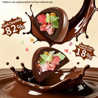 Bonbons pétillants, chocolat composé, échantillons gratuits, produits de confiserie, chocolat de bonne qualité, en-cas au chocolat