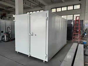 Cabina de recubrimiento en polvo manual Ailin con máquina de recubrimiento en polvo y horno de curado en polvo/